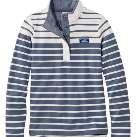 ll bean striped pullover